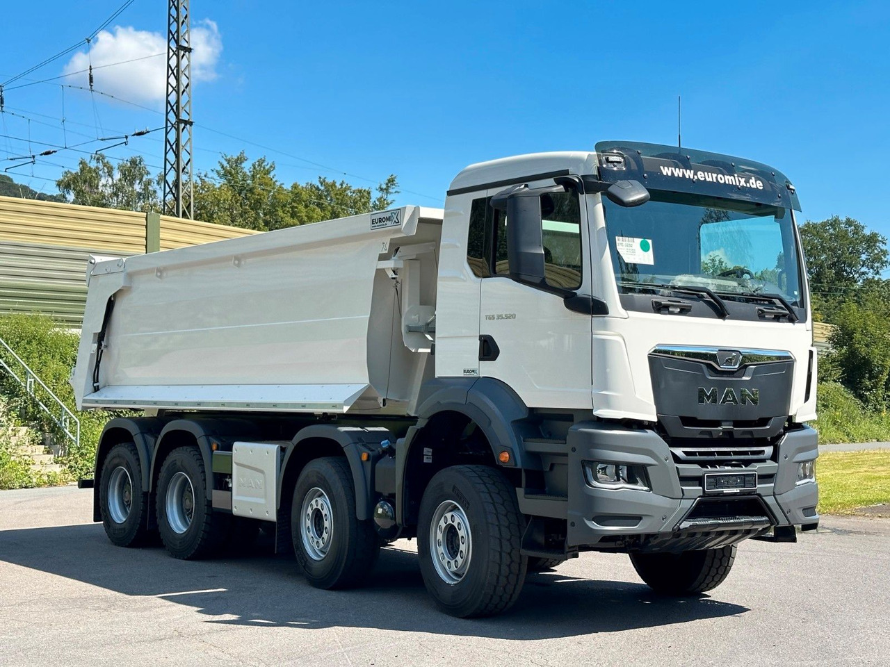 Kallurauto MAN TGS 37.480 8x4 EuromixMTP Mulden Kipper: pilt 7