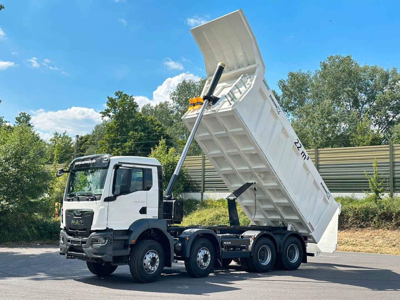 Kallurauto MAN TGS 41.440 8x4 EuromixMTP 22m³ Eckige Mulde: pilt 11