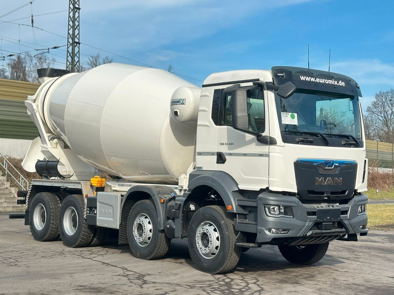 MAN TGS 41.480 8x4 /Euro6e Euromix EM 12 R - Autobetoonisegisti: pilt 1 MAN TGS 41.480 8x4 /Euro6e Euromix EM 12 R - Autobetoonisegisti: pilt 1