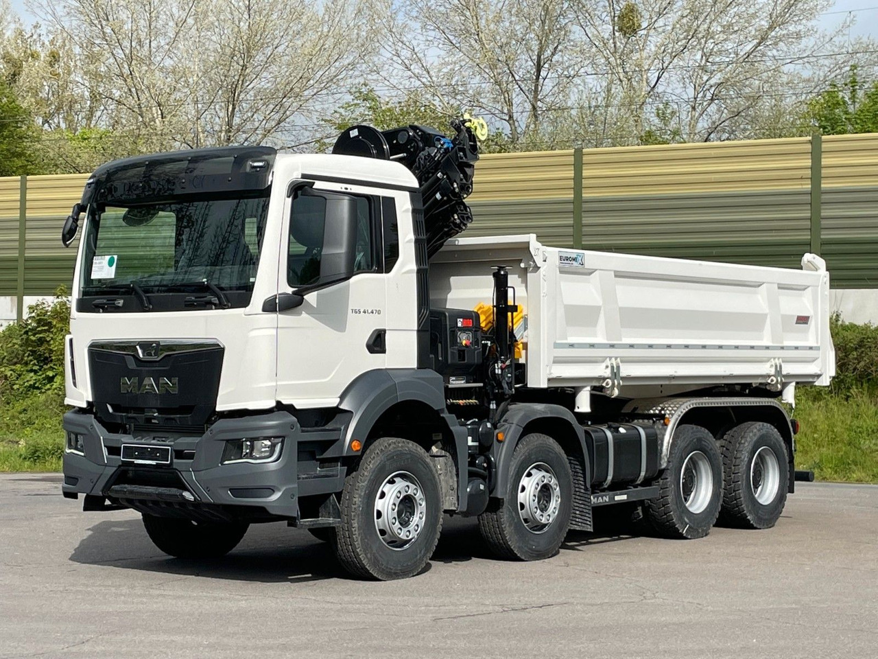MAN TGS 41.480 8x4/Euro6e Euromix Kipper Hiab 228-6 - Kallurauto, Kraanaga veoauto: pilt 2 MAN TGS 41.480 8x4/Euro6e Euromix Kipper Hiab 228-6 - Kallurauto, Kraanaga veoauto: pilt 2