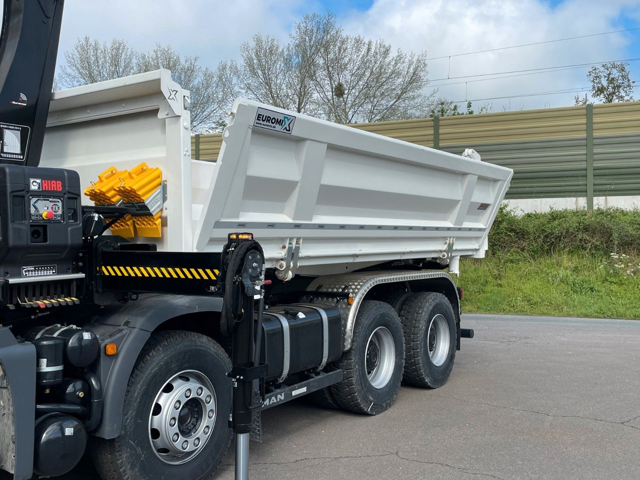 Kallurauto, Kraanaga veoauto MAN TGS 41.480 8x4/Euro6e Euromix Kipper Hiab 228-6: pilt 15