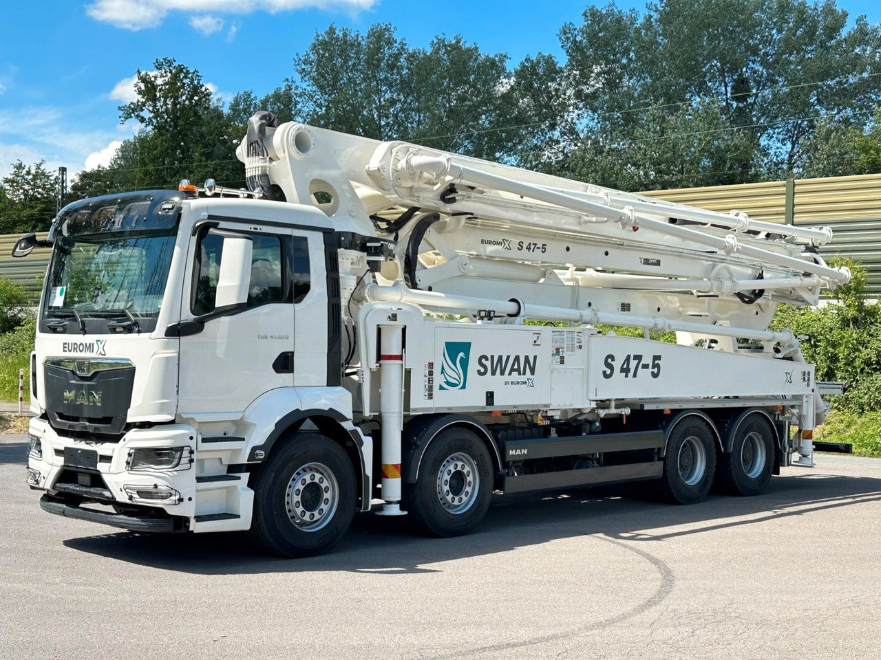MAN TGS 41.520 8x4 SWAN TSP 47-5 160RZ ( 47m ) - Betoonipump: pilt 2 MAN TGS 41.520 8x4 SWAN TSP 47-5 160RZ ( 47m ) - Betoonipump: pilt 2