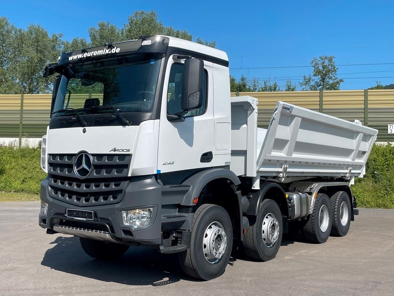 Mercedes-Benz 4145  8X4   Euromix EMT  3-Seiten-Kipper liising Mercedes-Benz 4145  8X4   Euromix EMT  3-Seiten-Kipper: pilt 8