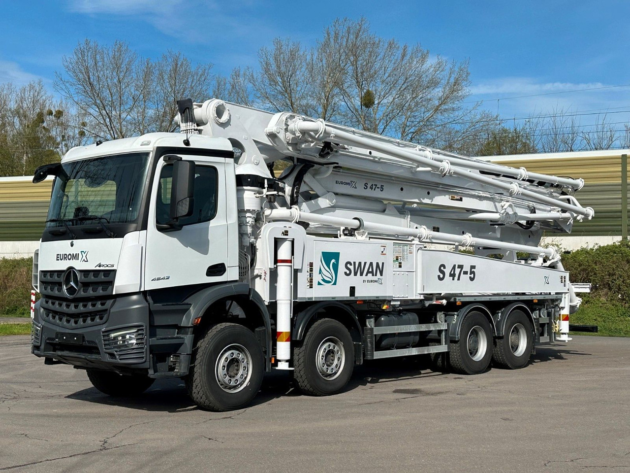 Mercedes-Benz Arocs 5 4542 8x4 SWAN TSP 47-5 160RZ ( 47m ) - Autobetoonisegisti: pilt 3 Mercedes-Benz Arocs 5 4542 8x4 SWAN TSP 47-5 160RZ ( 47m ) - Autobetoonisegisti: pilt 3