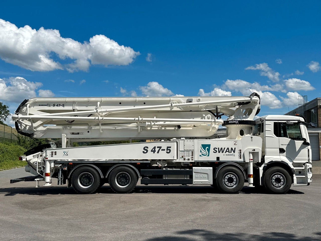 Volvo FMX 500 8x4 SWAN 47m Betonpumpe EuromixMTP - Betoonipump: pilt 1 Volvo FMX 500 8x4 SWAN 47m Betonpumpe EuromixMTP - Betoonipump: pilt 1