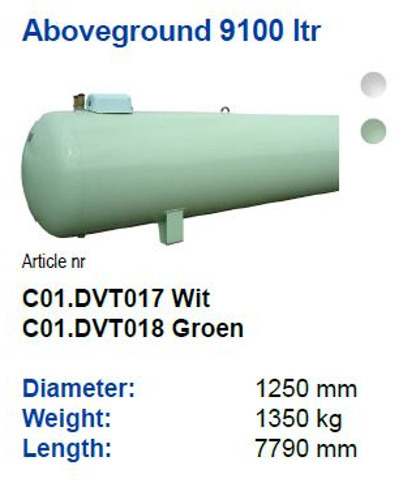 De Visser Propaan/Butaan LPG tank 9100 L gastank Propaan/Butaan LPG tank 9100 L (4,55 ton) Gastank Ø 1250 including tank fittings ID 11.10 L: 7790mm, 1350kg option of heating spiral - Kütusepaak - Veoauto: pilt 4 De Visser Propaan/Butaan LPG tank 9100 L gastank Propaan/Butaan LPG tank 9100 L (4,55 ton) Gastank Ø 1250 including tank fittings ID 11.10 L: 7790mm, 1350kg option of heating spiral - Kütusepaak - Veoauto: pilt 4