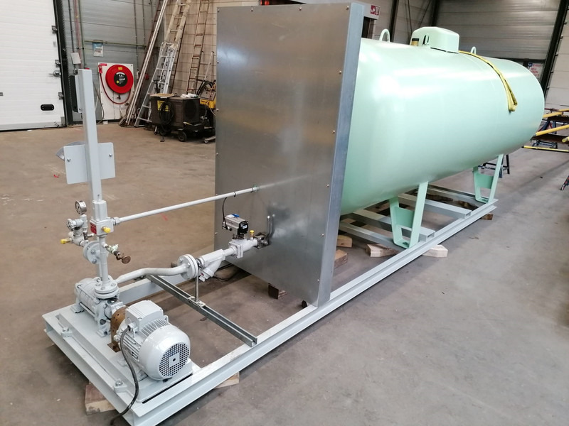 New skid installation 4850 L (4.8 m3) different setups multiple pieces available for sale Gas, lpg, gpl, gaz, propane, butane propane refilling station is used to refill cylinders, suitable for limited land and space. - Säilitusmahuti: pilt 1 New skid installation 4850 L (4.8 m3) different setups multiple pieces available for sale Gas, lpg, gpl, gaz, propane, butane propane refilling station is used to refill cylinders, suitable for limited land and space. - Säilitusmahuti: pilt 1