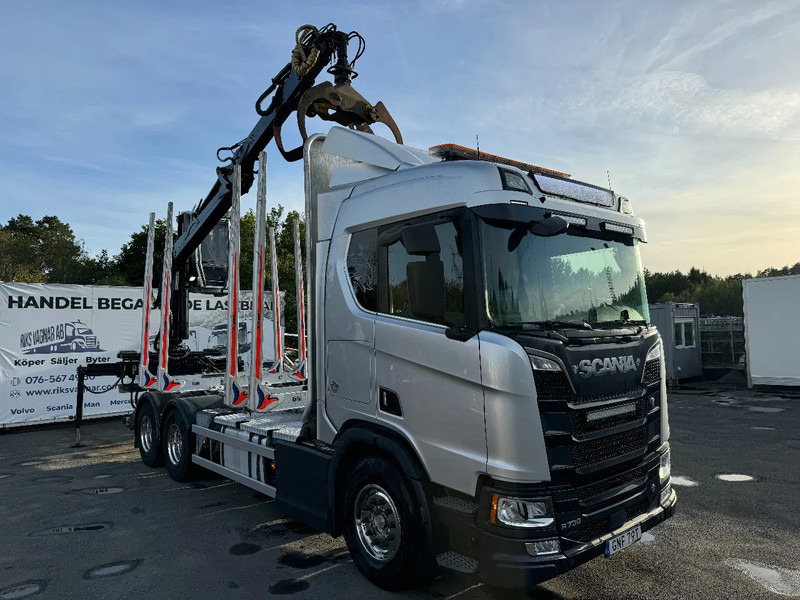 Scania R730 V8 6X4, Retarder,Timber-truck + Kesla, 2020 - Metsaveok, Kraanaga veoauto: pilt 1 Scania R730 V8 6X4, Retarder,Timber-truck + Kesla, 2020 - Metsaveok, Kraanaga veoauto: pilt 1