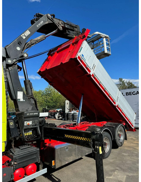 Volvo FM 6x2, Tipper + Crane and Skylift, 2009 - Kallurauto, Kraanaga veoauto: pilt 4 Volvo FM 6x2, Tipper + Crane and Skylift, 2009 - Kallurauto, Kraanaga veoauto: pilt 4