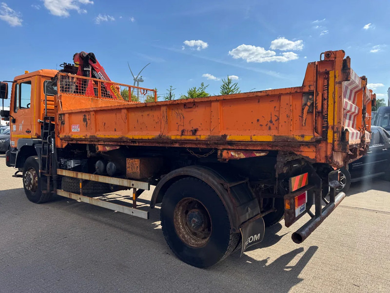 Kallurauto, Kraanaga veoauto MAN ME18.250 **4x4-TIPPER+PALFINGER PK8500-BELGIAN TRUCK**: pilt 10