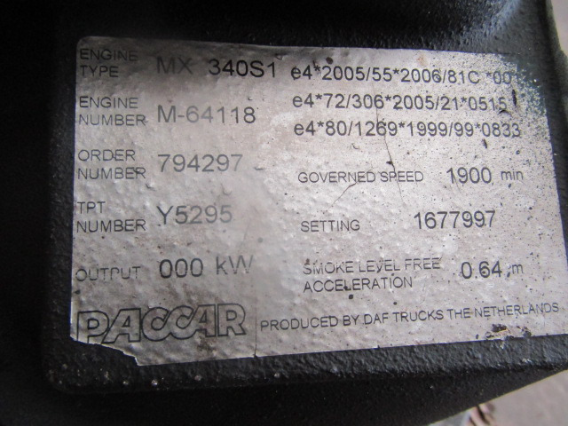 DAF XF 105 460 (MX340SI) FAN BELT TENSIONER P/NO 19452517 - Mootor ja varuosad - Veoauto: pilt 3 DAF XF 105 460 (MX340SI) FAN BELT TENSIONER P/NO 19452517 - Mootor ja varuosad - Veoauto: pilt 3