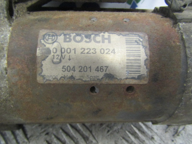 IVECO DAILY 3.0 (FICE 3481C) STARTER MOTOR BOSCH P/NO 0-001223024 - Elektrisüsteem - Veoauto: pilt 2 IVECO DAILY 3.0 (FICE 3481C) STARTER MOTOR BOSCH P/NO 0-001223024 - Elektrisüsteem - Veoauto: pilt 2