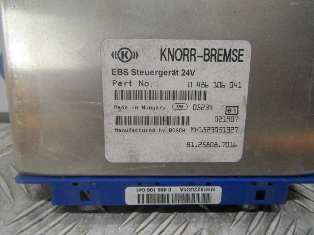 MAN TGA / TGS / TGX EBS ECU 81.25808.7016 - Mootori juhtimisseade - Veoauto: pilt 2 MAN TGA / TGS / TGX EBS ECU 81.25808.7016 - Mootori juhtimisseade - Veoauto: pilt 2