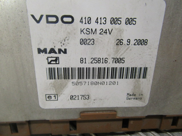 MAN TGM/TGS KSM CONTROL UNIT 81.25816.7005 - Elektrisüsteem - Veoauto: pilt 2 MAN TGM/TGS KSM CONTROL UNIT 81.25816.7005 - Elektrisüsteem - Veoauto: pilt 2