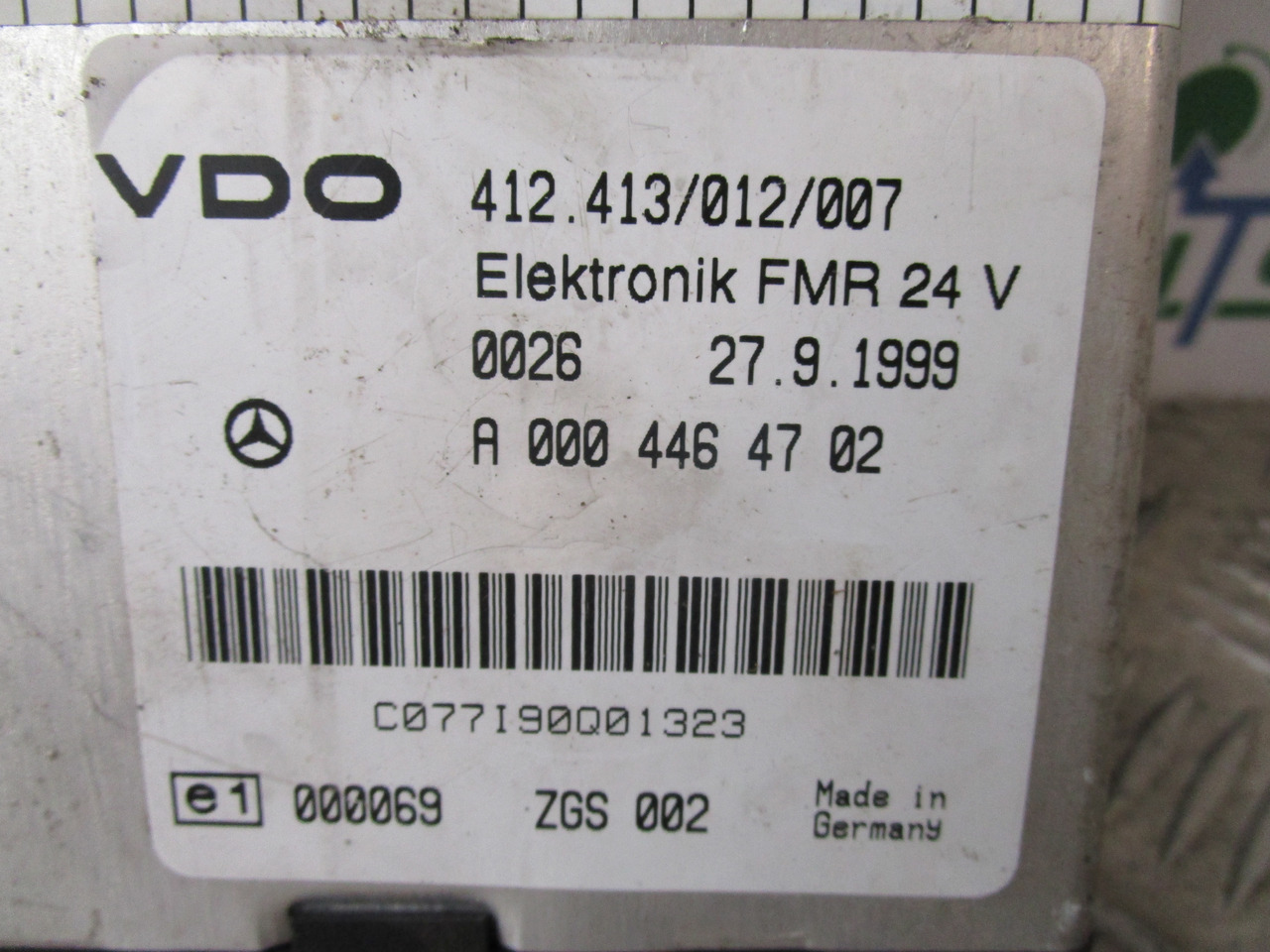 MERCEDES ATEGO FMR UNIT P/NO A0004464702 - Elektrisüsteem - Veoauto: pilt 2 MERCEDES ATEGO FMR UNIT P/NO A0004464702 - Elektrisüsteem - Veoauto: pilt 2