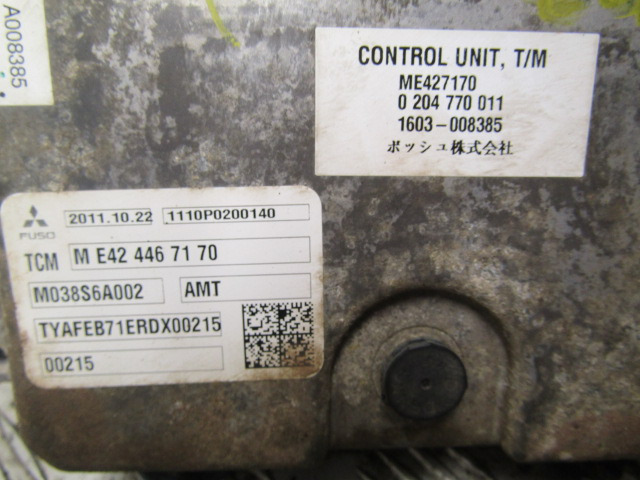 MITSUBISHI FUSO 75C DUONIC TCM CONTROL UNIT P/NO ME427170 - Elektrisüsteem - Veoauto: pilt 2 MITSUBISHI FUSO 75C DUONIC TCM CONTROL UNIT P/NO ME427170 - Elektrisüsteem - Veoauto: pilt 2