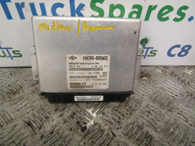 RENAULT MIDLUM DCI ABS/ASR ECU P/NO 486104049/5010453009 - Elektrisüsteem - Veoauto: pilt 1 RENAULT MIDLUM DCI ABS/ASR ECU P/NO 486104049/5010453009 - Elektrisüsteem - Veoauto: pilt 1