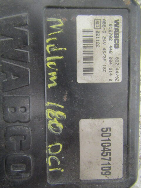 RENAULT MIDLUM DCI ABS WABCO CONTROL UNIT P/NO 446004/5010457109 - Elektrisüsteem - Veoauto: pilt 2 RENAULT MIDLUM DCI ABS WABCO CONTROL UNIT P/NO 446004/5010457109 - Elektrisüsteem - Veoauto: pilt 2