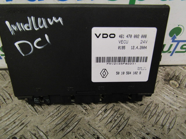 RENAULT MIDLUM VEHICLE BODY ECU P/NO 5010564102B / 461470002008 - Mootori juhtimisseade - Veoauto: pilt 1 RENAULT MIDLUM VEHICLE BODY ECU P/NO 5010564102B / 461470002008 - Mootori juhtimisseade - Veoauto: pilt 1