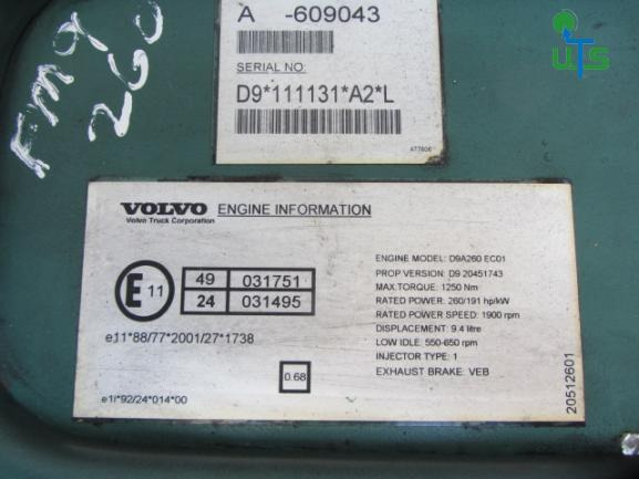 VOLVO FM9 260 ENGINE ECU - Mootori juhtimisseade - Veoauto: pilt 3 VOLVO FM9 260 ENGINE ECU - Mootori juhtimisseade - Veoauto: pilt 3