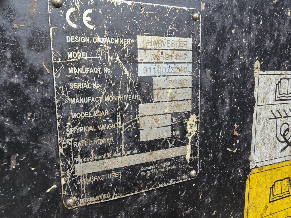 Komatsu 911.7 - Metsakoristaja: pilt 5 Komatsu 911.7 - Metsakoristaja: pilt 5