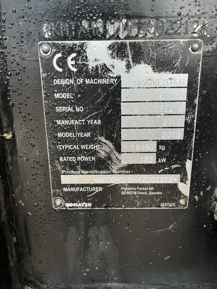 Komatsu 911 - Metsakoristaja: pilt 5 Komatsu 911 - Metsakoristaja: pilt 5