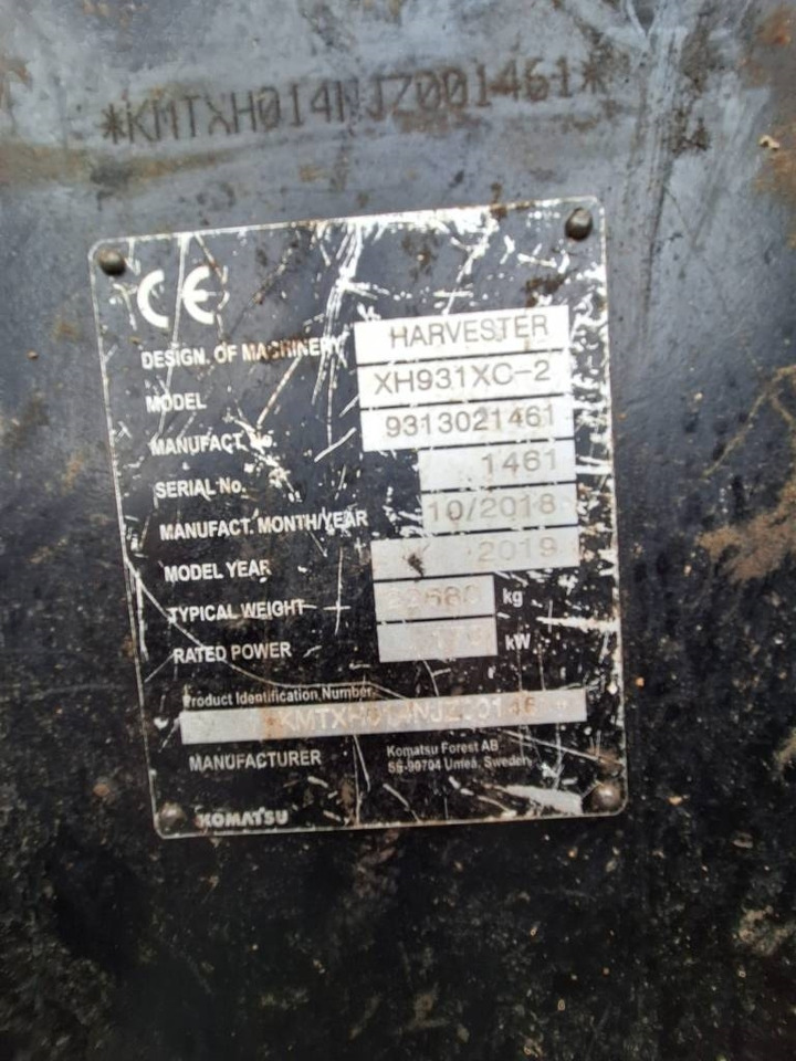 Metsakoristaja Komatsu 931XC: pilt 8
