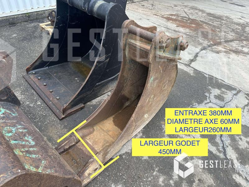 GODET GODET 450MM - Ekskavaatori kopp: pilt 1 GODET GODET 450MM - Ekskavaatori kopp: pilt 1