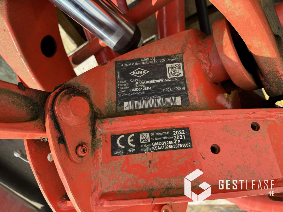 Niiduk KUHN GMD 3125 F-FF: pilt 9