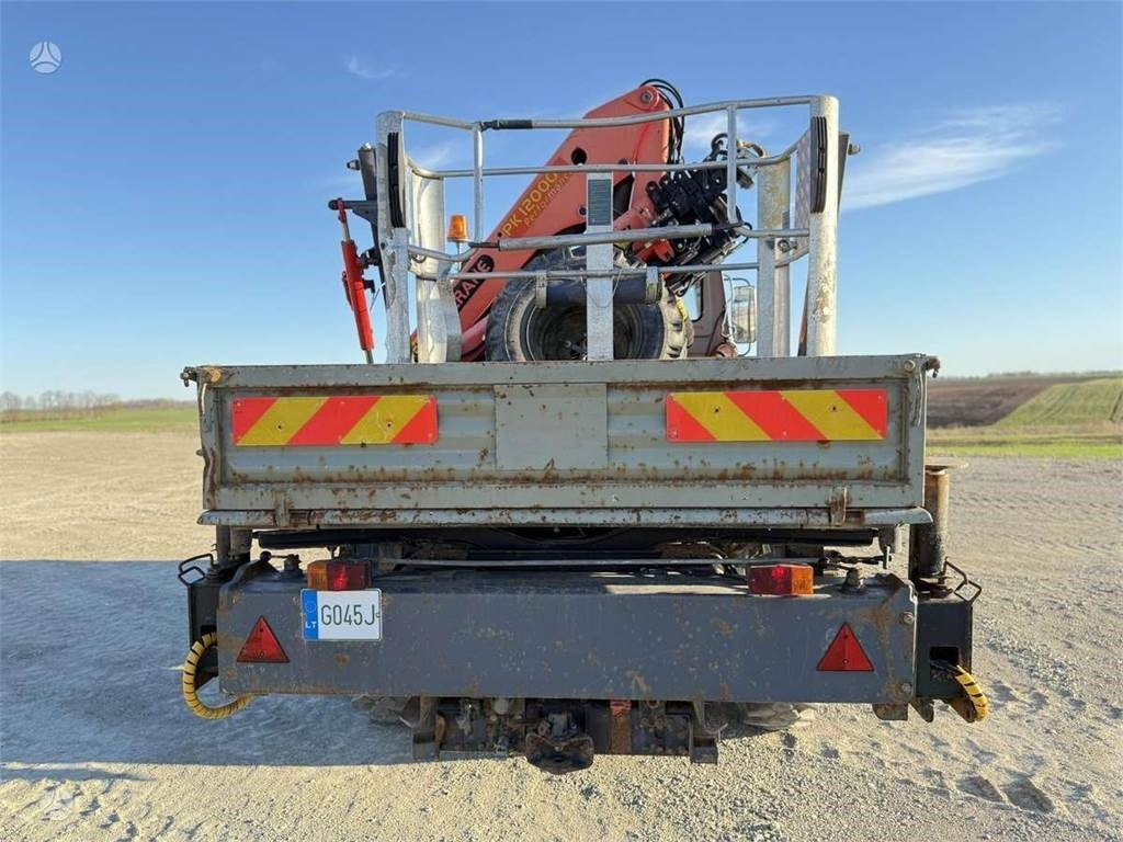 Kraanaga veoauto Mercedes-Benz Unimog Palfinger PK 12000 18 m 6.8 t Radio: pilt 9