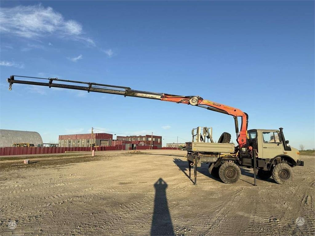 Mercedes-Benz Unimog Palfinger PK 12000 18 m 6.8 t Radio - Kallurauto: pilt 1 Mercedes-Benz Unimog Palfinger PK 12000 18 m 6.8 t Radio - Kallurauto: pilt 1