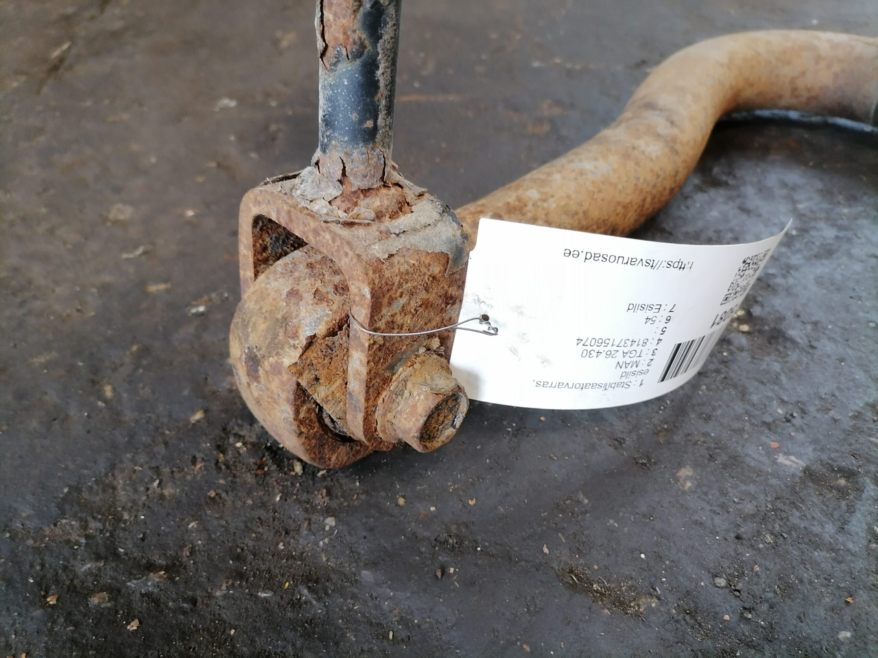 MAN Anti-roll bar 81437156074 - Stabilisaator - Veoauto: pilt 4 MAN Anti-roll bar 81437156074 - Stabilisaator - Veoauto: pilt 4