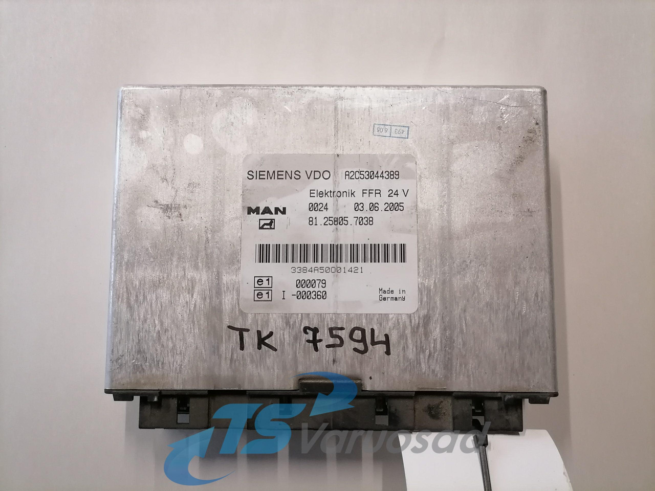 MAN Ecu, FFR 81258057038 - Mootori juhtimisseade - Veoauto: pilt 1 MAN Ecu, FFR 81258057038 - Mootori juhtimisseade - Veoauto: pilt 1