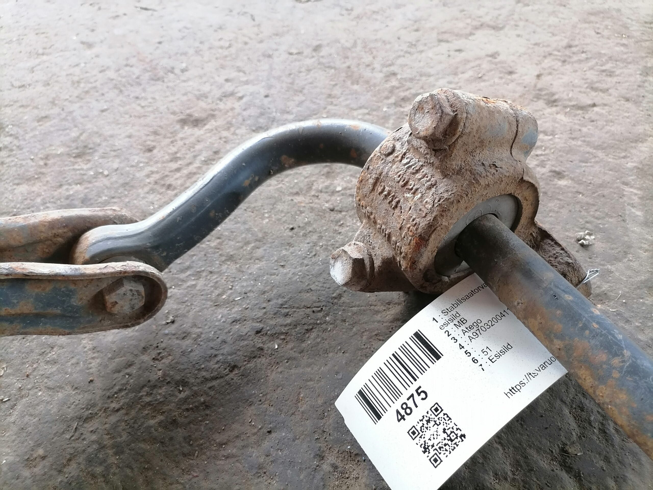 MB Anti-roll bar A9703200411 - Stabilisaator - Veoauto: pilt 5 MB Anti-roll bar A9703200411 - Stabilisaator - Veoauto: pilt 5
