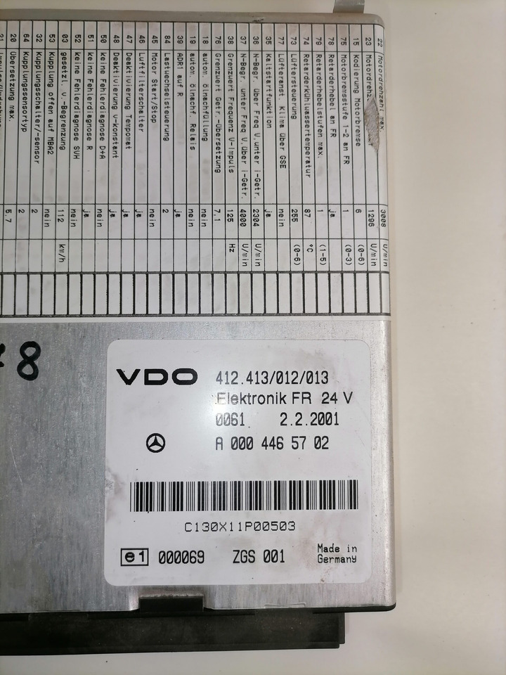 MB Juhtplokk, FR A0004465702 - Universaalosa - Veoauto: pilt 3 MB Juhtplokk, FR A0004465702 - Universaalosa - Veoauto: pilt 3