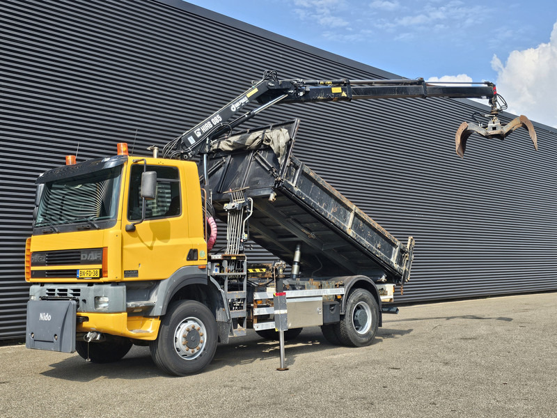 DAF CF 75.250 4X4 / HIAB CRANE + TIPPER / MANUAL / SPRING - Kallurauto, Kraanaga veoauto: pilt 1 DAF CF 75.250 4X4 / HIAB CRANE + TIPPER / MANUAL / SPRING - Kallurauto, Kraanaga veoauto: pilt 1