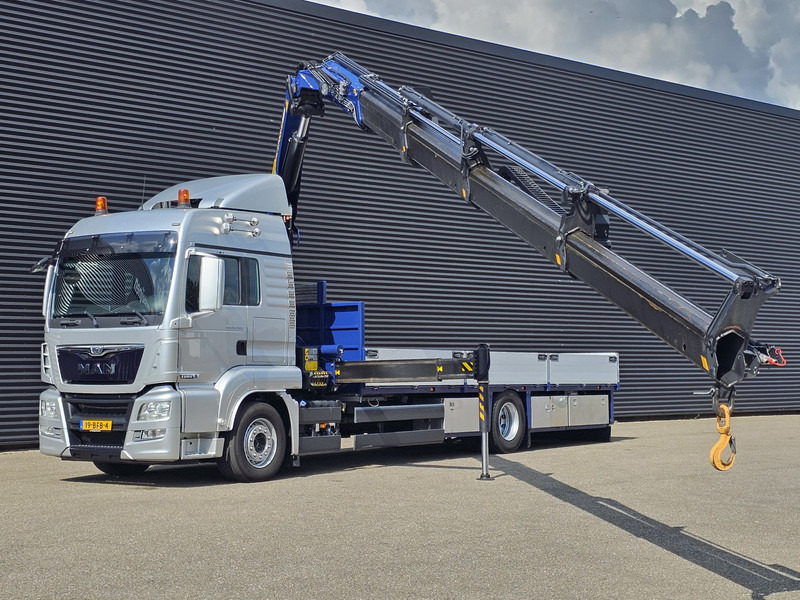 MAN TGS 18.360 4x2 PALFINGER 27 t/m CRANE / KRAN - Madelveok/ Platvormveok, Kraanaga veoauto: pilt 2 MAN TGS 18.360 4x2 PALFINGER 27 t/m CRANE / KRAN - Madelveok/ Platvormveok, Kraanaga veoauto: pilt 2