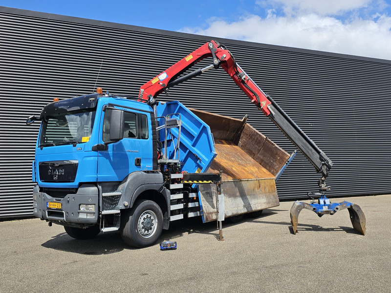 MAN TGS 28.400 6X4-4 BL / CRANE + 2 SIDE TIPPER - Kallurauto, Kraanaga veoauto: pilt 3 MAN TGS 28.400 6X4-4 BL / CRANE + 2 SIDE TIPPER - Kallurauto, Kraanaga veoauto: pilt 3