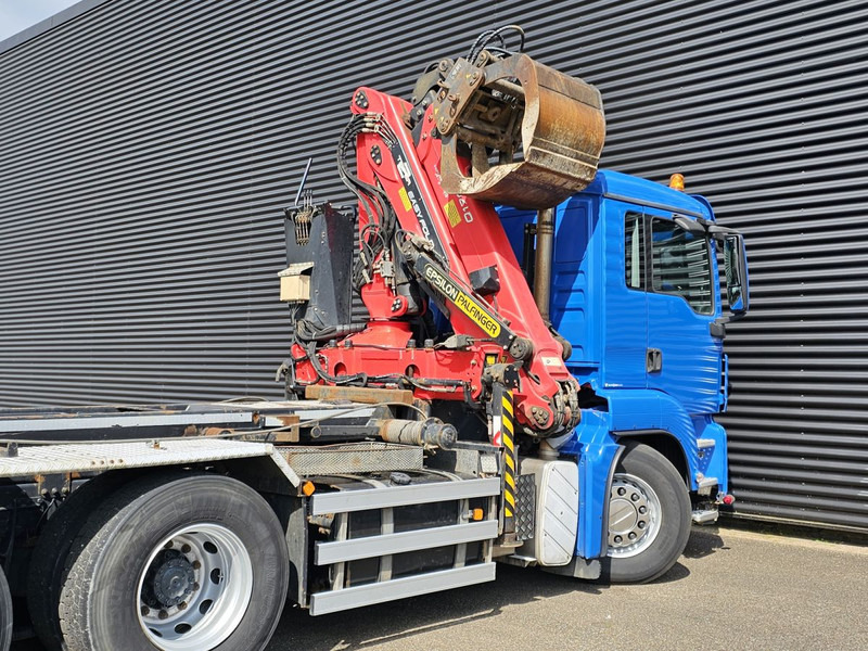 Veoauto - kaablisüsteem, Kraanaga veoauto MAN TGS 35.400 8x4-4 / PALFINGER Z CRANE + CONTAINER SYSTEM: pilt 7
