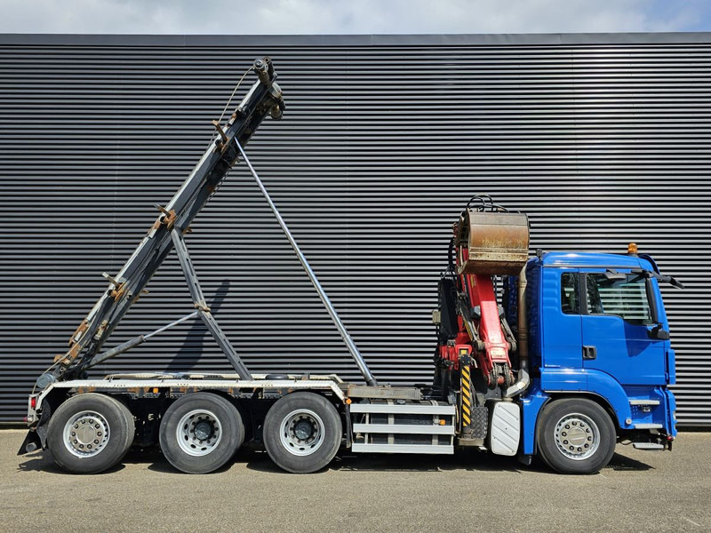Veoauto - kaablisüsteem, Kraanaga veoauto MAN TGS 35.400 8x4-4 / PALFINGER Z CRANE + CONTAINER SYSTEM: pilt 6