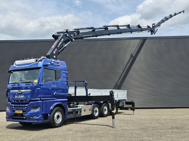 MAN TGX 35.580 / 8x4-4 / HIAB 50TM CRANE+ JIB - Madelveok/ Platvormveok, Kraanaga veoauto: pilt 1 MAN TGX 35.580 / 8x4-4 / HIAB 50TM CRANE+ JIB - Madelveok/ Platvormveok, Kraanaga veoauto: pilt 1