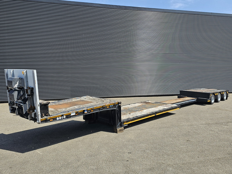MEUSBURGER MPG 3 / LOW BED / EXTENDABLE / 3 x STEERING AXLE - Madal platvormpoolhaagis: pilt 1 MEUSBURGER MPG 3 / LOW BED / EXTENDABLE / 3 x STEERING AXLE - Madal platvormpoolhaagis: pilt 1