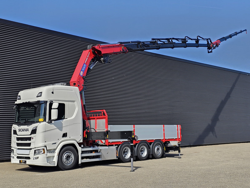 Scania 560R / HMF 50 t/m - JIB / LIER - Madelveok/ Platvormveok, Kraanaga veoauto: pilt 1 Scania 560R / HMF 50 t/m - JIB / LIER - Madelveok/ Platvormveok, Kraanaga veoauto: pilt 1