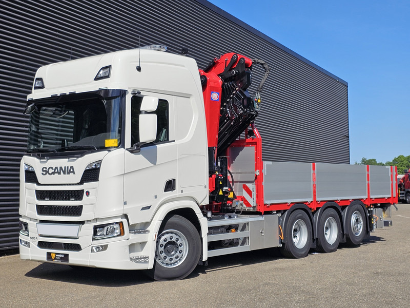 Scania 560R / HMF 50 t/m - JIB / LIER - Madelveok/ Platvormveok, Kraanaga veoauto: pilt 5 Scania 560R / HMF 50 t/m - JIB / LIER - Madelveok/ Platvormveok, Kraanaga veoauto: pilt 5