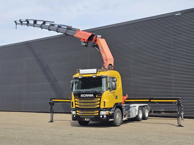 Scania G400 6x2 / PALFINGER PK 60002 / WINCH / BALLAST - Kraanaga veoauto: pilt 3 Scania G400 6x2 / PALFINGER PK 60002 / WINCH / BALLAST - Kraanaga veoauto: pilt 3