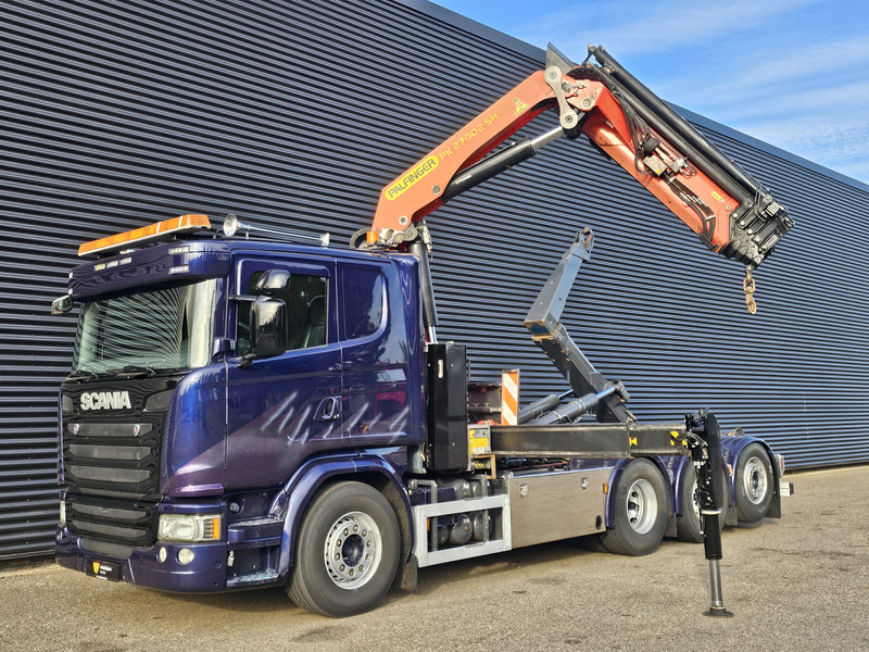 Scania G490 8x4*4 / PALFINGER CRANE + HOOKLIFT - Konkstõstukiga veoauto, Kraanaga veoauto: pilt 4 Scania G490 8x4*4 / PALFINGER CRANE + HOOKLIFT - Konkstõstukiga veoauto, Kraanaga veoauto: pilt 4