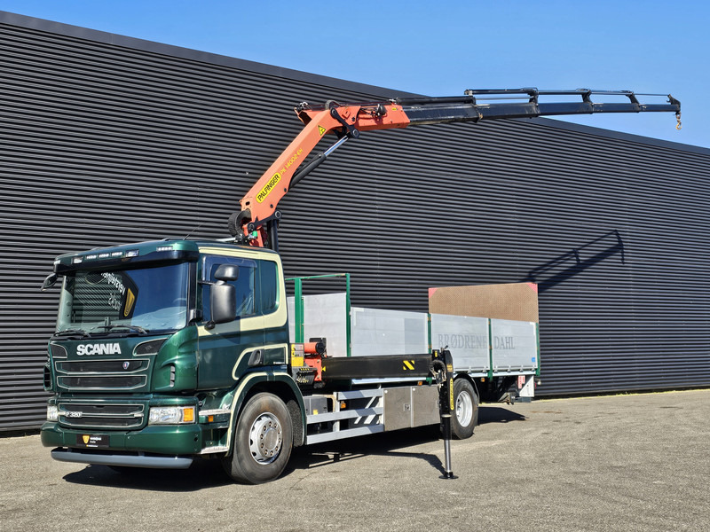 Scania P320 4x2 / PALFINGER 14 t/m - 14.6 mtr. - Kraanaga veoauto: pilt 1 Scania P320 4x2 / PALFINGER 14 t/m - 14.6 mtr. - Kraanaga veoauto: pilt 1