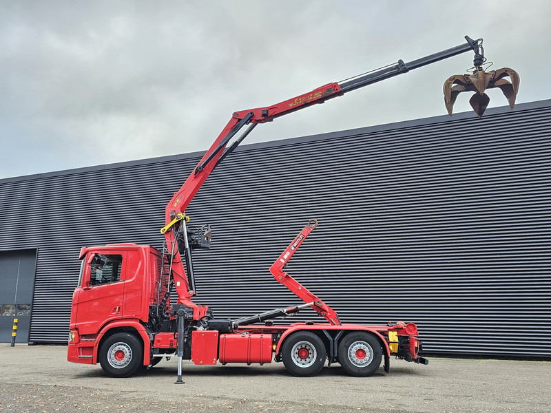 Scania R520 V8 6x2/4 / EPSILON CRANE + HOOKLIFT - Konkstõstukiga veoauto, Kraanaga veoauto: pilt 3 Scania R520 V8 6x2/4 / EPSILON CRANE + HOOKLIFT - Konkstõstukiga veoauto, Kraanaga veoauto: pilt 3