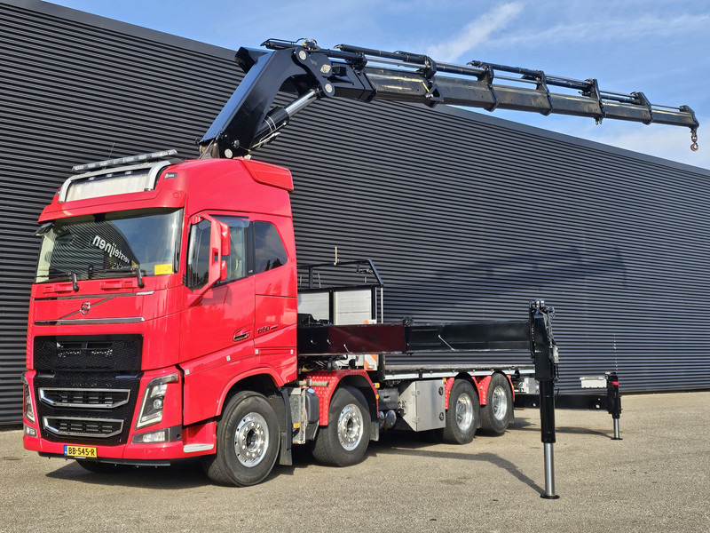 Volvo FH 16.650 8x4 / HIAB 105 t/m CRANE / KRAN - Madelveok/ Platvormveok, Kraanaga veoauto: pilt 1 Volvo FH 16.650 8x4 / HIAB 105 t/m CRANE / KRAN - Madelveok/ Platvormveok, Kraanaga veoauto: pilt 1