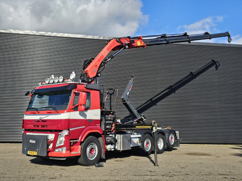 Volvo FM 420 8x2 / HIAB HOOKLIFT + 30 t/m CRANE - KRAN - Konkstõstukiga veoauto, Kraanaga veoauto: pilt 1 Volvo FM 420 8x2 / HIAB HOOKLIFT + 30 t/m CRANE - KRAN - Konkstõstukiga veoauto, Kraanaga veoauto: pilt 1